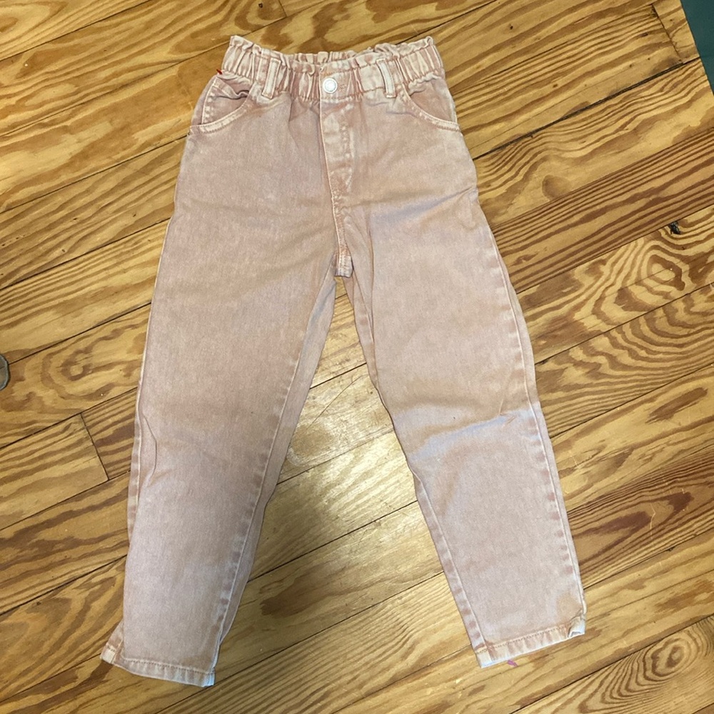 H & M girls 6x relaxed fit denim pants